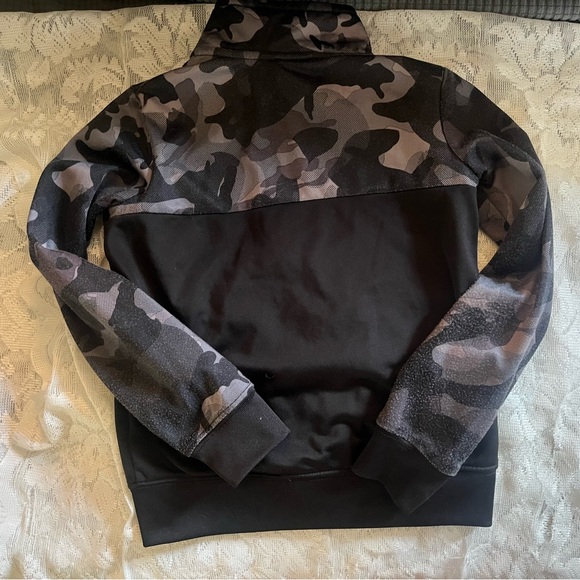 Black and Grey Camp Print Tracksuit XS 4 - Picture 3 of 5